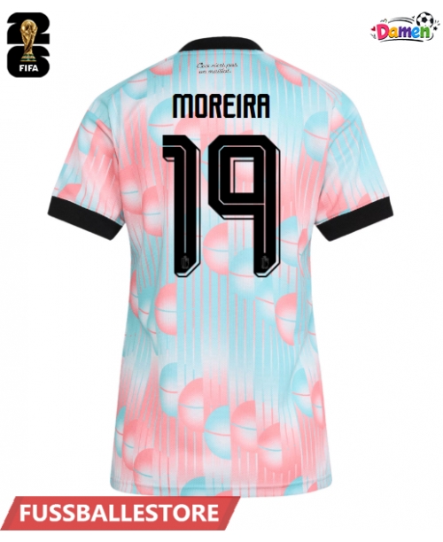 Günstige Belgien Diego Moreira #19 Auswärtstrikot Damen WM 2026 Kurzarm